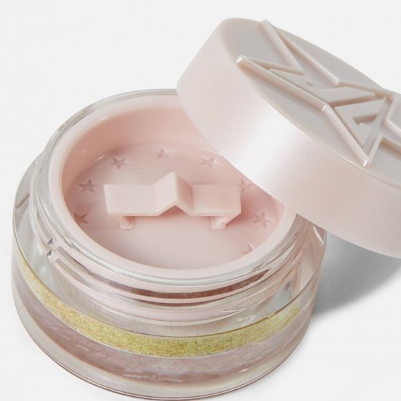 Jeffree Star VOODOO GLASS EYE GLOSS POWDER Gold Green Duochrome Shimmer SHADOW - Picture 7 of 8